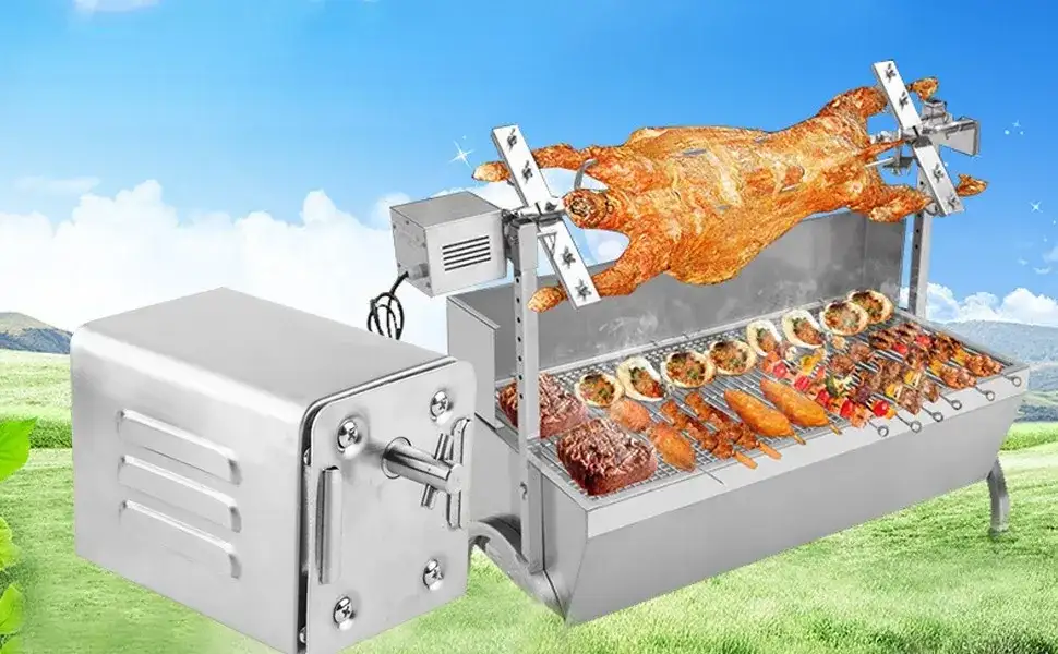 Perfekcyjny rożen do grilla: Wybierz silnik lub zbuduj sam!