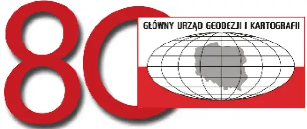 certyfikat uprawnień zawodowych geodety lub logo GUGiK